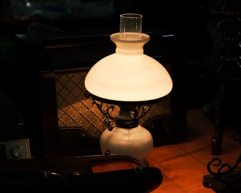 lampe de bureau vintage
